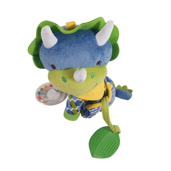 Skip Hop Bandana Buddies Dinosaur Plush Toy Child Soft Clean Infant - Picture 2 of 9